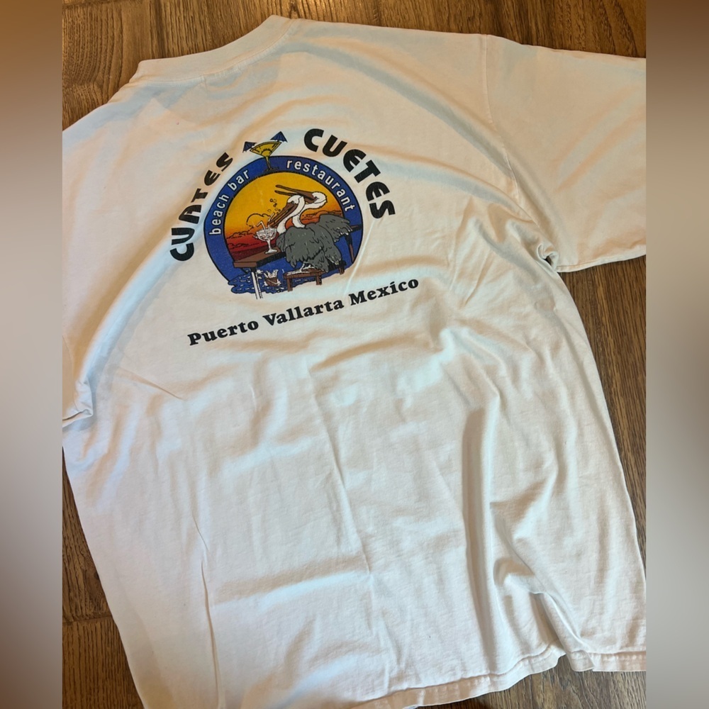 Mens Vintage Mexico Puerto Vallarta Tshirt Tee Size 2XL Yazbek Tag